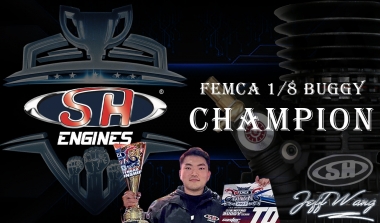 2023 FEMCA I.C. 1/8 nitro buggy champion title and over all TQ as well
