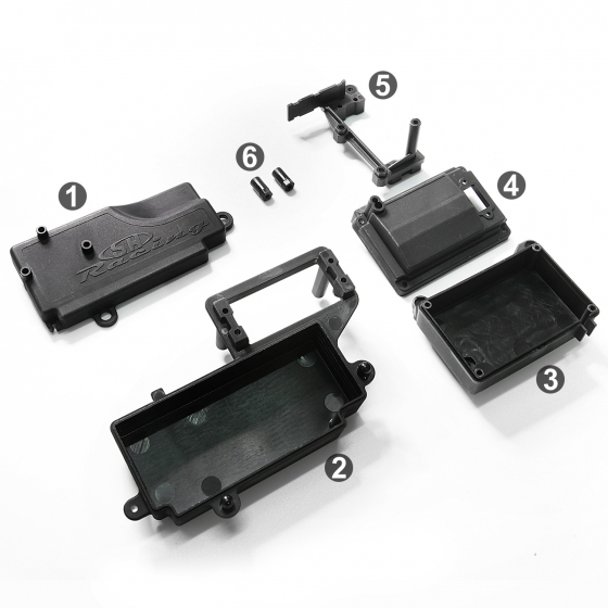 Battery Tray Plastics & Receiver  Box