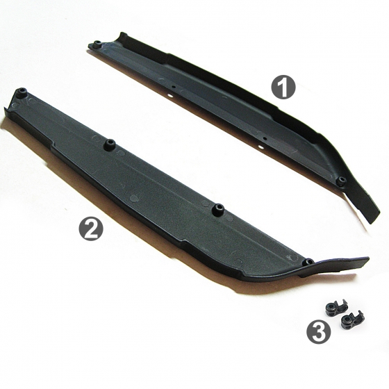 Side Board and Oil Tube Mount Plastics