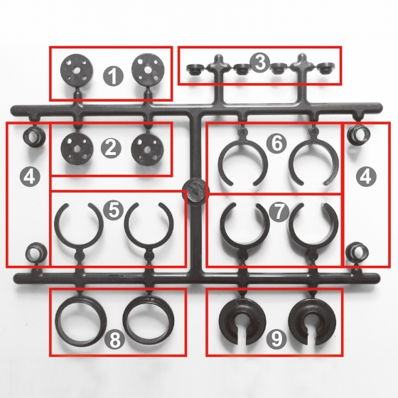 避震器塑膠品(校準環)